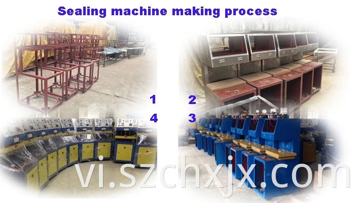 Blister sealing machine making process